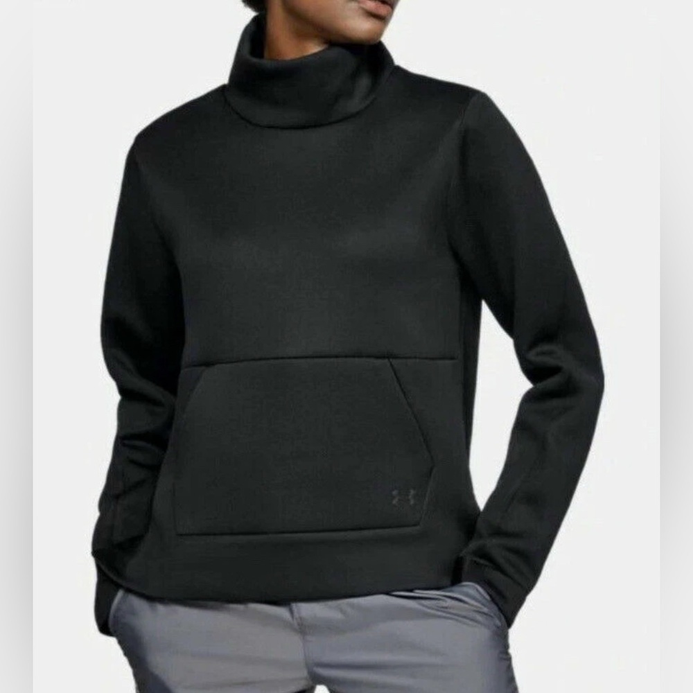 Under Armour Black Dotted Turtleneck